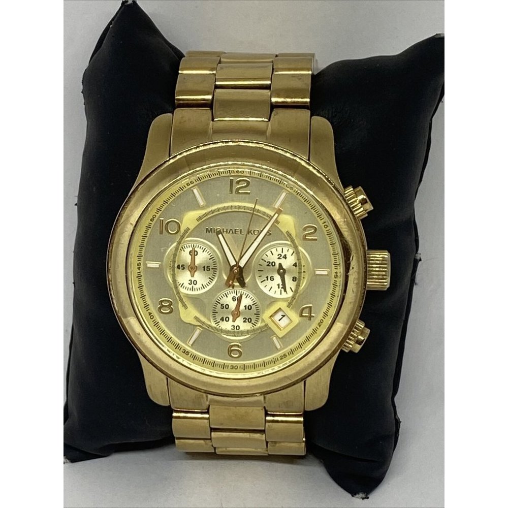 Michael Kors Runway MK8077 Women Stainless Steel A